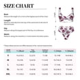 thumbnail image 6 of Daiia Tulips Flowers Women's Bikini Set Two Piece Swimsuit High Waisted Bikini Adjustable Straps Bikini Perfect for Beach, Pool, and Summer Vacation-Medium, 6 of 9