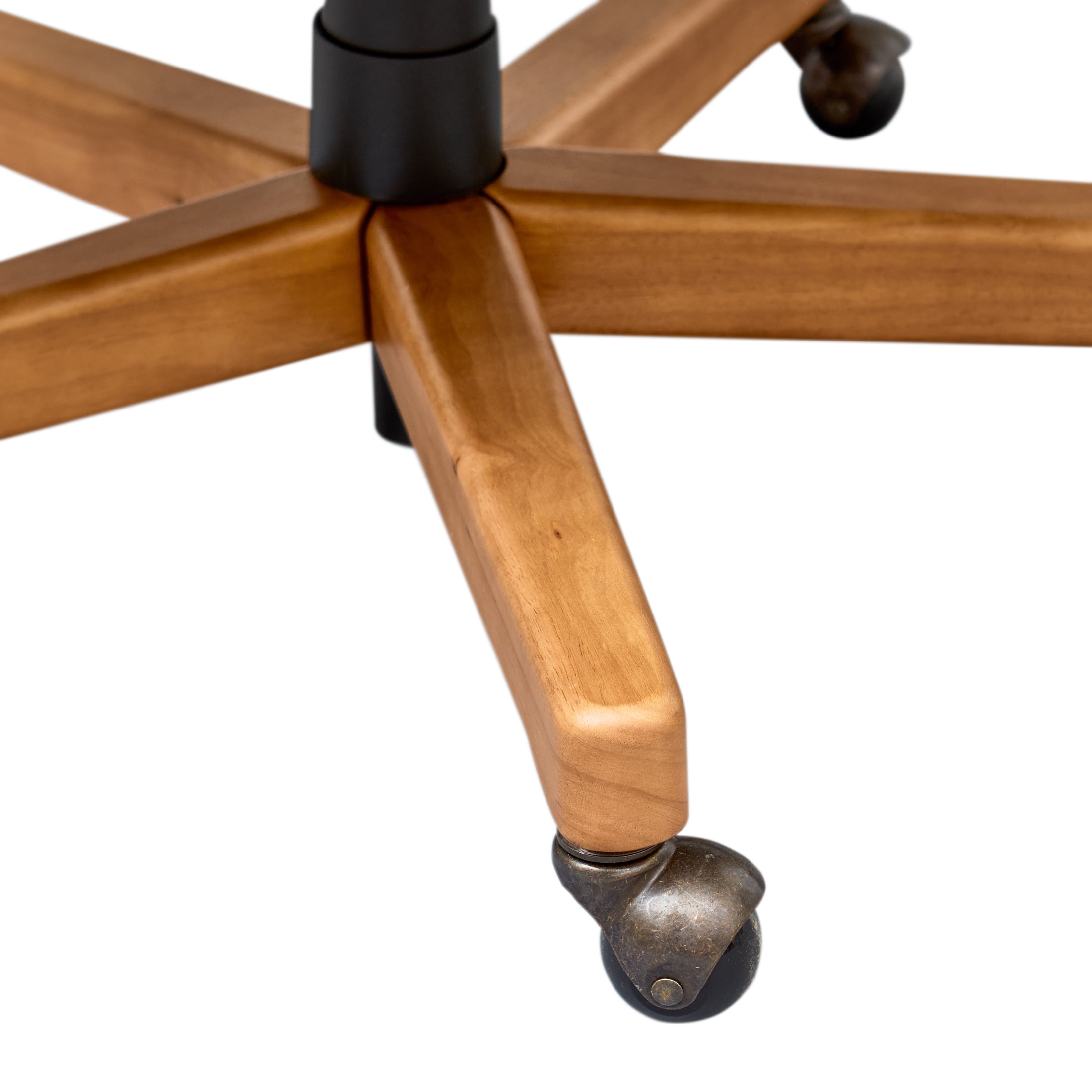 Better Homes & Gardens Juliet Tall Back Office Chair, Olive and Light Honey Finish
