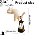thumbnail image 2 of Cat with Lantern Shelf Decor, Decorative Bookshelf Light, 3D Printed Cats Shelf Hook with LED Lantern, Cats Hook with Lanterns for Keys Desk Bookshelf, Gift for Cat Lovers, 2 of 4