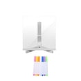 thumbnail image 1 of New Arrivals-Small Writing Tabletdoodle Glow Acrylic Board Light Board Drawing Board Note Board with Colors Board with Multifunctional Angle Adjustable Stand Glow Message Board with 7 10Ml Pens, 1 of 7