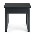 thumbnail image 4 of Artisan Black End Table Solid Wood End Table with Drawer Transitional Design for Living Room or Bedroom Functional and Stylish, 4 of 9