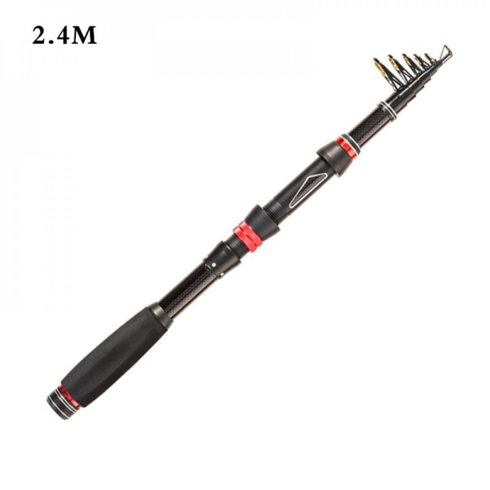 Details about  / Spinning Casting Telescopic Fishing Rod 1.8m 2.1m 2.4m 2.7m Carbon M Power Rod