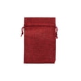 thumbnail image 1 of Qarigey 50 Uds. Bolsas de tela de saco con cordón para joyería, bolsas para pendientes, bolsas de embalaje de arpillera, bolsas de embalaje para boda, Ropa, zapatos y accesorios Miscelánea borgoña Qarigey AP015840-05, 1 of 6