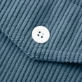 thumbnail image 6 of Miqool Women's Long Sleeve Corduroy Shirts Casual Button Down Lightweight Collared Jean Jacket with Pockets, 6 of 9