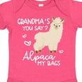 thumbnail image 4 of Inktastic Grandma's You Say Alpaca My Bags Boys or Girls Baby Bodysuit, 4 of 5