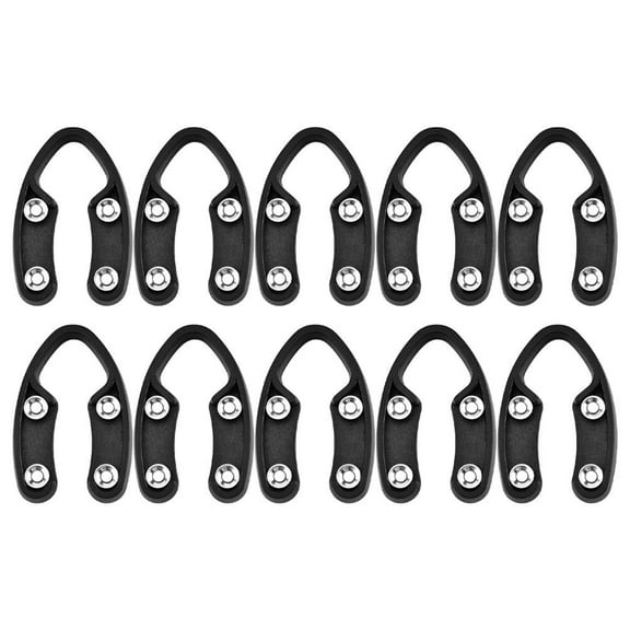 unbranded 10Pcs Wine Foil Cutters Bottle Openers Lid Removers Kitchen Gadgets (Black)