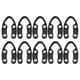 thumbnail image 5 of 10pcs Cutters Papel Cutters Botella de vino Abridores para Amantes del Vino (Negro), 5 of 5