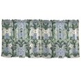 thumbnail image 7 of Yayeee Kitchen Curtains Tier Set of 2 Light Filtering 57"x36" Over Sink Window Panels, Blue Blossom, 7 of 7