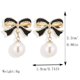 thumbnail image 5 of Xihbxyly Pendientes de Perlas, Elegante Diseño Colgante Dorado, Detalles de Circonitas de Calidad Aaa+, Elegantes Joyas de Boda, para Uso Diario, Perfectos para Novias, Un Regalo Exquisito., 5 of 6