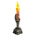 thumbnail image 4 of Halloween Skull Skeletal Hand Holder Candle Light Party Decoration Flame Light, 4 of 6