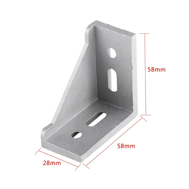 Aluminum Angle Bracket,5pcs Aluminum Alloy L Right Angle Bracket Corner