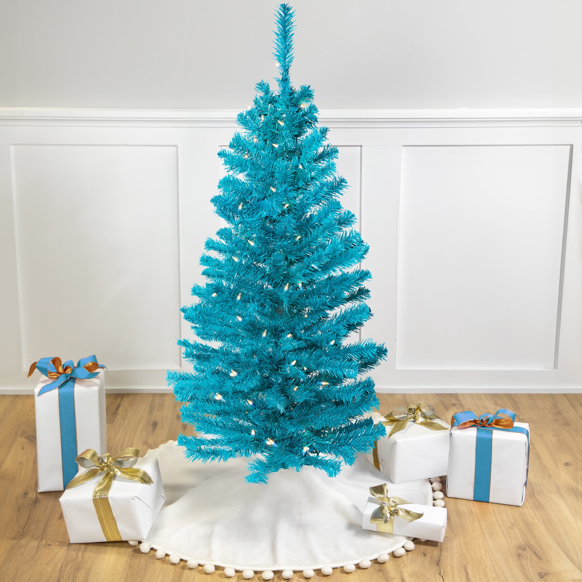 Set of 3 Lighted Spiral Christmas Trees - 3' 4' and 6' Multicolor