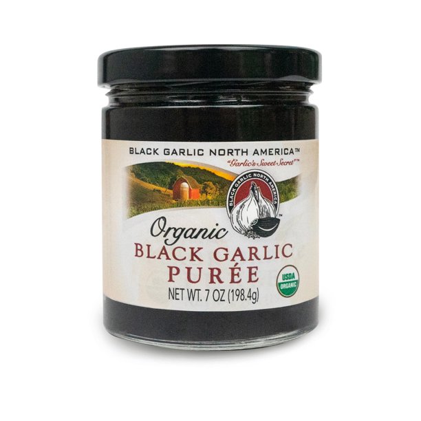 Organic Black Garlic Puree 7oz Kosher Certified Black Garlic North