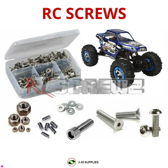 RCScrewZ Stainless Steel Screw Kit los046 for Losi Mini Rock Crawler 1/18th (LOSB0222) | SET