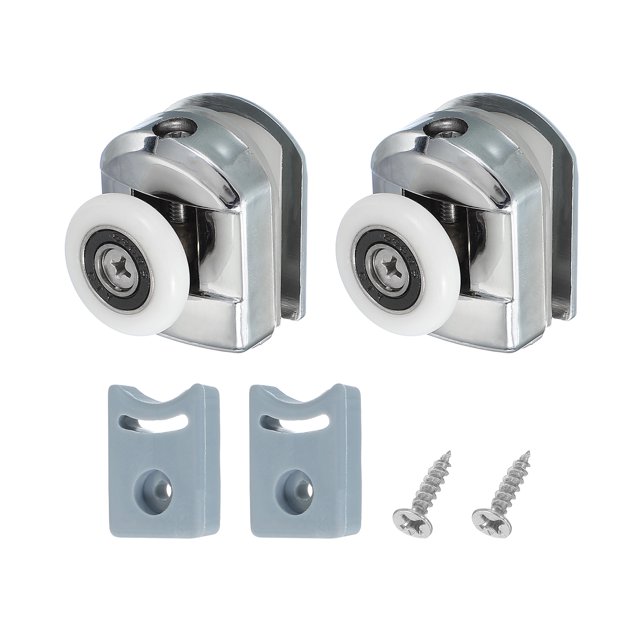 Uxcell Single Shower Door Rollers Copper Top Wheels Pulleys Guide 23mm 2