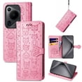 thumbnail image 3 of Funda Cartera FOXDOCK para Huawei Pura 70 Ultra , Flip PU con Relieve de Gatos y Perros, Tarjetero y Soporte, 3 of 6