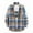 Dark Blue, variant on New Mens Plaid Shirts Loose Youth Long Sleeve Shirt Coats Plus Size