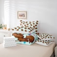 thumbnail image 6 of Manfei Kawaii Capybara Bedding Comforter Set 7pcs for Preppy Child,Happy Birthday Queen Bedding Sets Super Cozy,Cartoon Animal Wildlife Queen Sheet Sets,Lightweight Room Decor,Reversible, 6 of 8