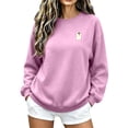 thumbnail image 5 of Qingpeng Womens Halloween Sweatshirt Spooky Season Print Crewneck Oversized Long Sleeve Oversized Fall Pullover Tops Loose Comfy Shirts, 5 of 6