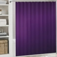 thumbnail image 4 of Dark Purple Gradient 4 Pcs Bathroom Shower Curtain Set, Bathroom Sets with Rugs (Bath Mat, U Shape and Toilet Lid Cover Mat) and 12 Hooks,, 4 of 5