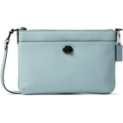 COACH Naw Polished Pebble Polly Crossbody One Size Aqua