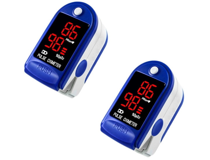 Fingertip Pulse Oximeter Model AB-88, 2 Pack
