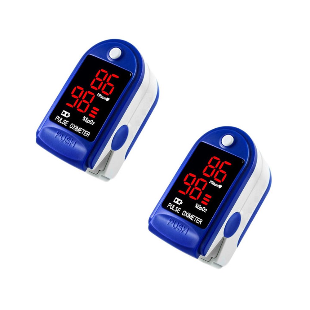 Fingertip Pulse Oximeter Model AB88, 2 Pack