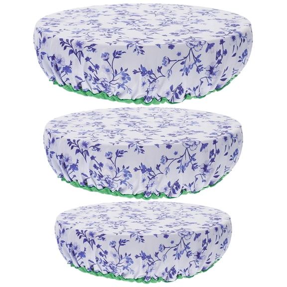 PAMINGONO Elastic Food Bowl Covers Multi 3Pcs 9.4X9.4X0.4In