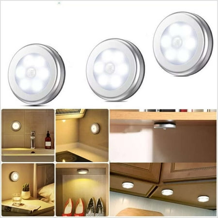 

6-LED Sensor Lights PIR Wireless Night Light Bedroom Baby Room Light