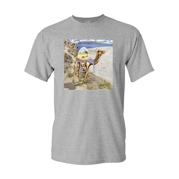 Mystical Camel Desert Pyramid Tanya Ramsey Artworks Art DT Adult T-Shirt Tee
