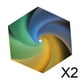 thumbnail image 1 of 2 Juguetes Antiestrés Hexagonales Para El Desarrollo Sensorial, Juguete Complicado Para Niños, Niñas, Niños Y Adultos, Talla S, Amarillo, Azul Y Verde, 1 of 10