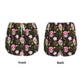 thumbnail image 3 of Pofeuu Skull Daisy Print Women's Athletic Shorts Running Workout Shorts Tummy Control Quick Dry Gym Shorts with Pockets Double layer sports shorts-Large, 3 of 7