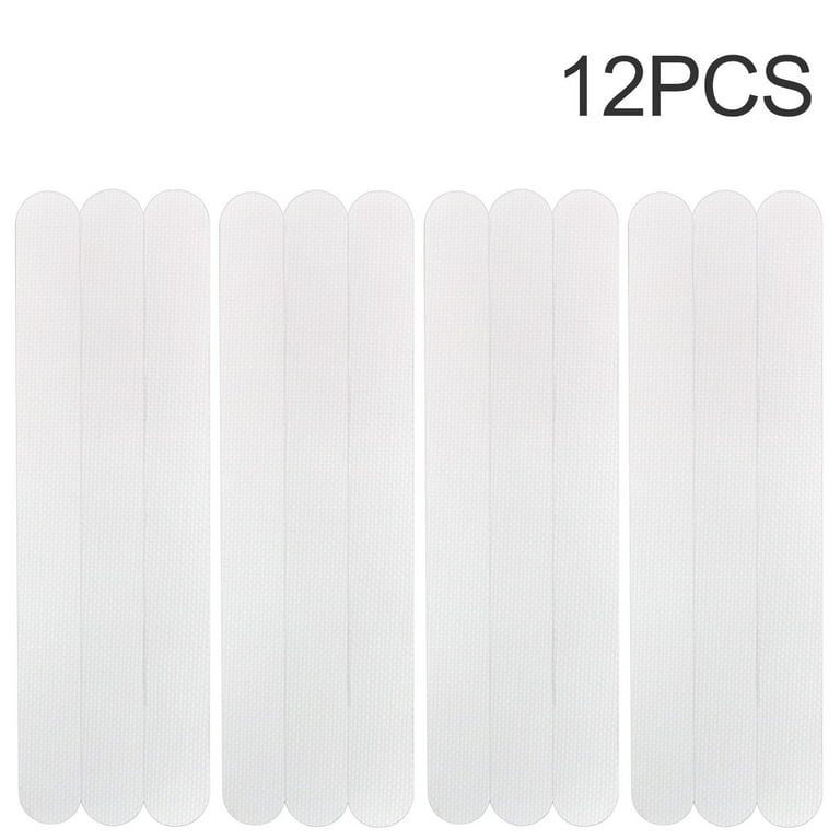 Elegant Choise 12 Pcs Bathroom Anti-slip Stickers,Safety Bathroom Bathtub  Stickers,Non-Slip Bath Shower Strips Treads Adhesive Decals to Prevent  Surfaces Slippery (2*20cm,Rectangle) 