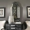 thumbnail image 4 of Uttermost Hovan Contemporary Wood Frameless Arched Beveled Mirror in Gray, 4 of 6