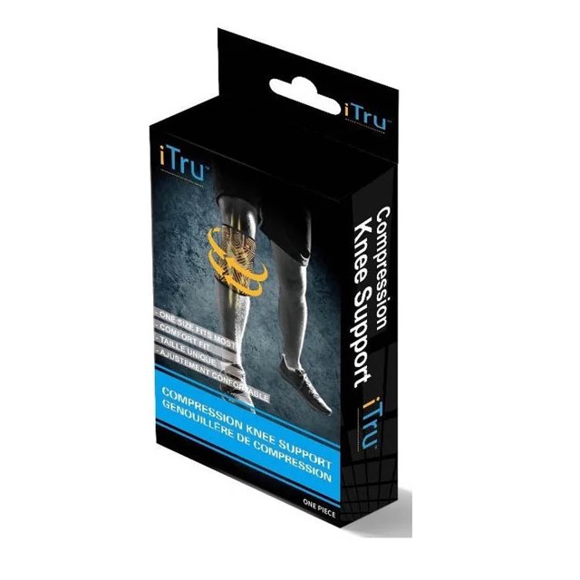 IT-2331 - SUPPORT de Genou TYPE COMPRESSION Taille Unique s'Adapte à la Plupart des Conforts