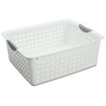 thumbnail image 2 of Sterilite Ultra Storage Bin Basket, Size Large (12 Pack) & Medium (18 Pack), 2 of 11