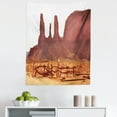 thumbnail image 1 of Tan Tapestry, Scenic Monument Valley on Western Desert Odd Formation of Rock and Cliff Print, Fabric Wall Hanging Decor for Bedroom Living Room Dorm, 5 Sizes, Tan, by Ambesonne, 1 of 1