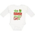 thumbnail image 3 of Inktastic Who Needs Mistletoe when You're This Cute Christmas Boys or Girls Long Sleeve Baby Bodysuit, 3 of 5