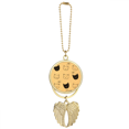 thumbnail image 1 of Cat Head Mewing Animal Cartoon Car Keychain Angel Wing Pendant, 1 of 4