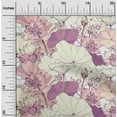 thumbnail image 2 of oneOone Cotton Poplin Wine Fabric Asian Japanese Floral Sewing Material Print Fabric By The Yard 42 Inch Wide, 2 of 5