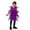 Purple, variant on Girls' 1920s Flapper Fringe Dress, Kids Sequin Latin Dance with Feather Headband, Roaring 20s Themed Party Outfit, Halloween Tango Ballroom Performance Dress, 7 Colors, Ages 4-12 Years
