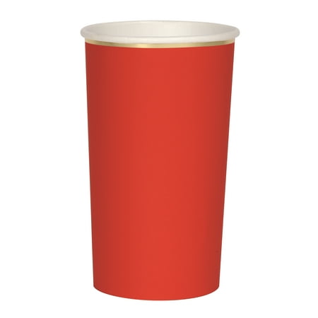 Meri Meri Red Highball Cups, 8ct