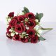 thumbnail image 3 of Peones Flores Artificiales Rosa de Seda Y Ramo de Peones para Decoraciones de Boda Del Hogar, Guía de la Flor de Mano de la Ruta Decoración de la Pared, 3 of 7
