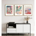 thumbnail image 6 of Pink Preppy Wall Art Framed Set of 3 Trendy Coquette Disco Cherry Posters Retro Guest Check Canvas Prints Poker Painting Positive Quote Pictures Room Decor Aesthetic for Girls Bedroom Dorm 12x16in, 6 of 6