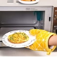 thumbnail image 6 of HEETLY Pot Holders and Oven Mitts Set, 4 Piece Cotton Oven Mitts and Potholders, Heat Resistant 392°F, Kitchen Mittens for Cooking Baking Grilling, 6 of 8
