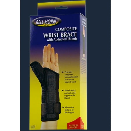 Bell-Horn Composite Wrist Brace with Abducted Thumb Right S 5.5-6.5"