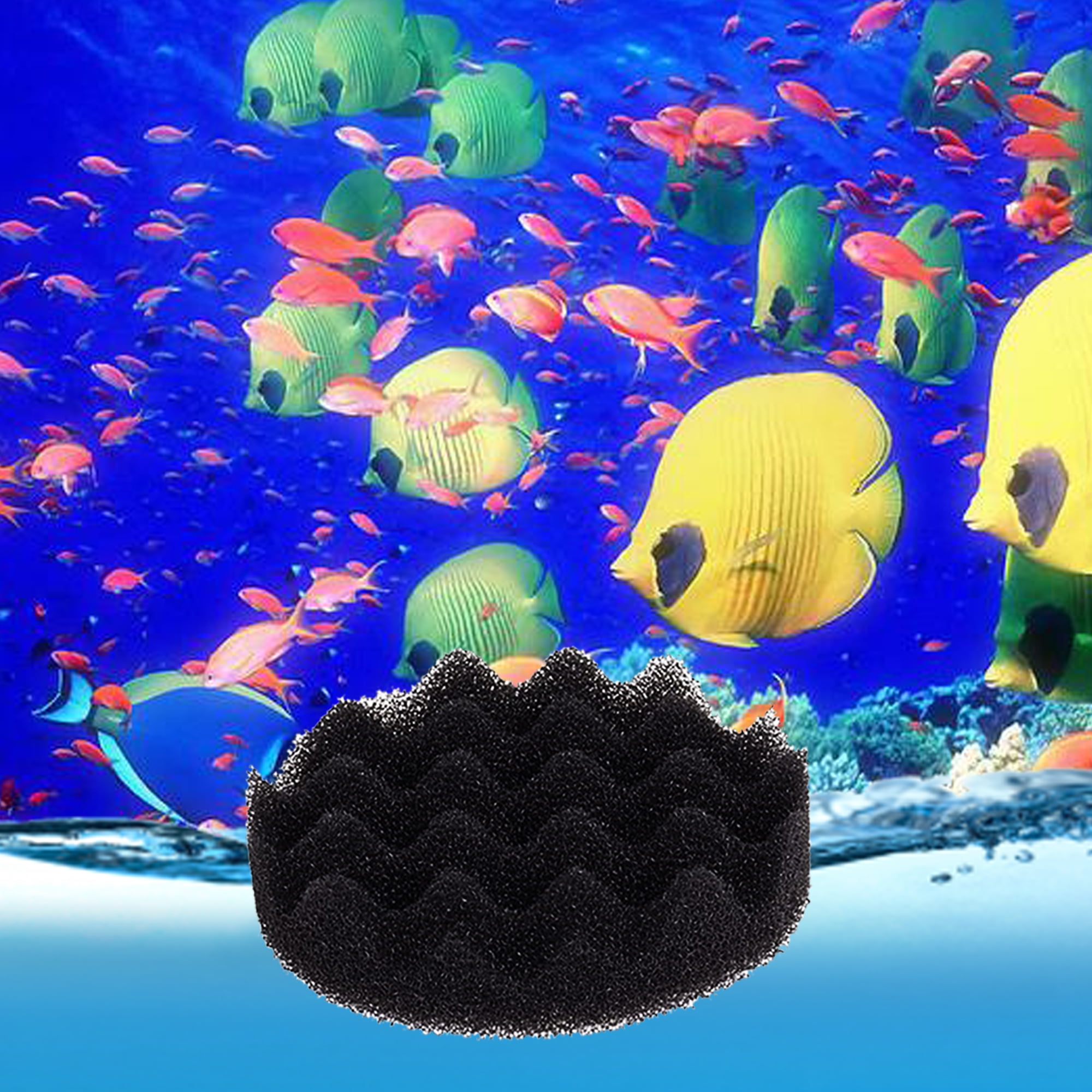 TropicAqua Fx4 Bio-Foam Filter Pads Replacement Compatible with Fluval FX5 FX6 Canister Filter Aquarium Sponge (Pack of 6)