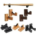 thumbnail image 3 of Necvior Baseball Bat Wall Mount, Softball Baseball Bat Holder, Horizontal Bat Display, 3 of 17