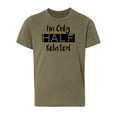 thumbnail image 2 of I'm only half related- Family Reunion youth T-shirts - Olive MH200YFAM S57 M, 2 of 3