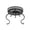 Black, variant on TFYZYY European-Style Wrought Iron Plant Stand, Floor-Standing Display Rack for Potted Plants, Succulents, and Decorative Items, Compact and Sturdy Design for Balconies and Living Spaces